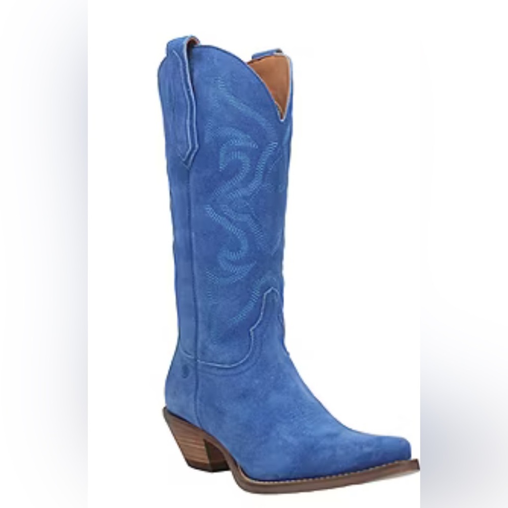 Dingo Blue Heeled Boots